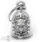 Preview: Einsamer Wolf Biker-Bell Lone Wolf No Club Motorrad Glücksglöckchen Ride Bravo Bell